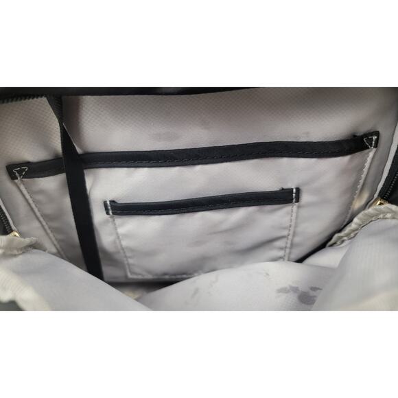 TUMI Voyageur Carson Backpack Black Nylon Gold Hardware Laptop Travel Bag - Picture 5 of 16